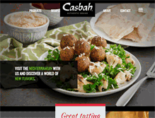 Tablet Screenshot of casbahnaturalfoods.com
